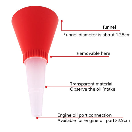 Car Plus Oil Funnel Tool Oil Filling Machine - LYDARZ