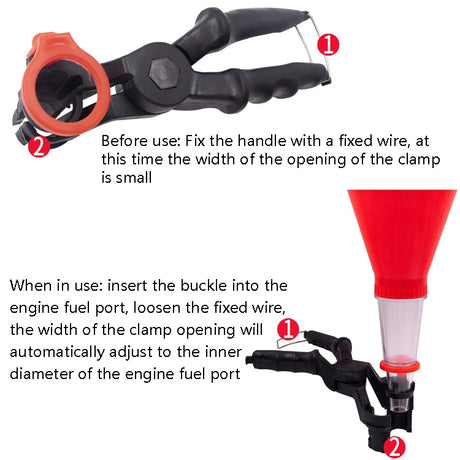 Car Plus Oil Funnel Tool Oil Filling Machine - LYDARZ