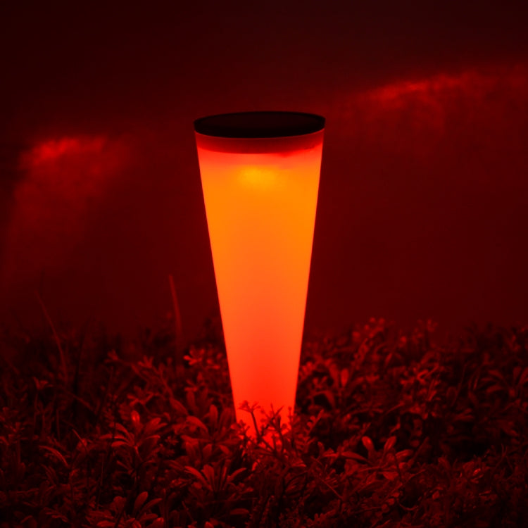 Lámpara solar de pared de cono circular N231 para iluminación de jardines exteriores