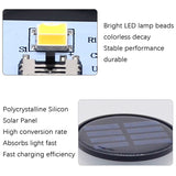 Outdoor Solar Garden Wall Lamp - Two-Color Circular Cone Design