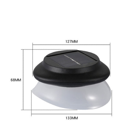 Punch-free Flying Saucer Solar Lamp Outdoor Garden Decoration Wall Lamp - LYDARZ