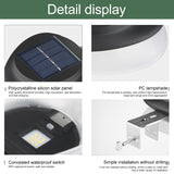 Punch-free Solar Garden Lamp - Flying Saucer Outdoor Wall Decoration