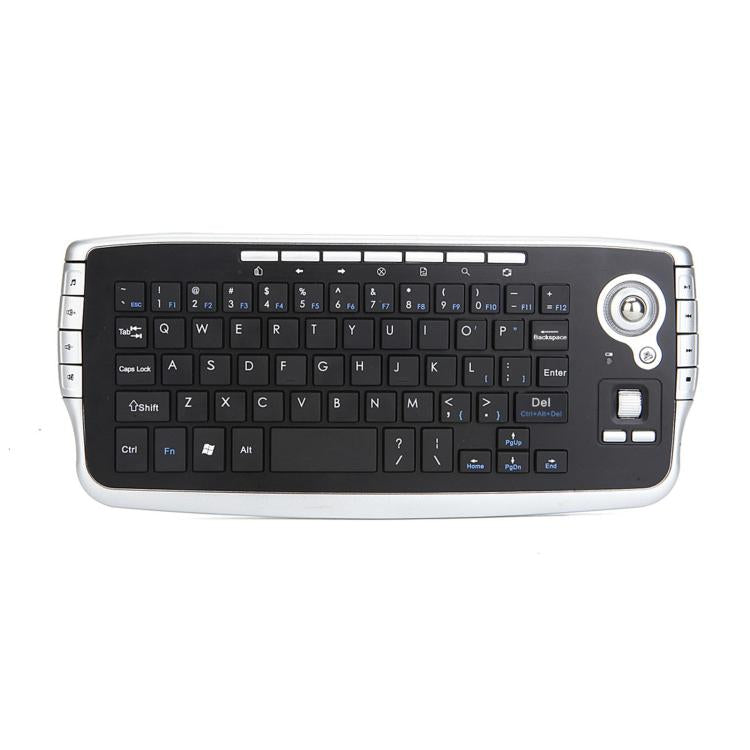 Miniteclado y ratón inalámbricos con trackball MY-10 (2,4 G, 78 teclas, 1200 DPI)