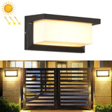 10W Outdoor Patio Wall Waterproof Solar Wall Light, Specification:, 6000K, 3000K