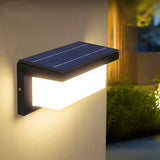 10W Outdoor Patio Wall Waterproof Solar Wall Light, Specification:, 6000K, 3000K