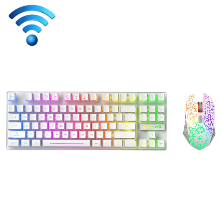 ZIYOU LANG T87 Gaming Luminous Wireless Keyboard and Mouse Set