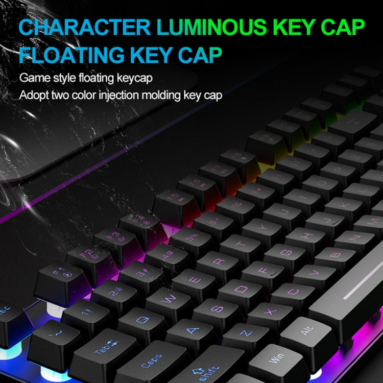 ZIYOU LANG T87 Gaming Luminous Wireless Keyboard and Mouse Set