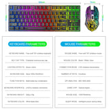 ZIYOU LANG T87 Gaming Luminous Wireless Keyboard and Mouse Set