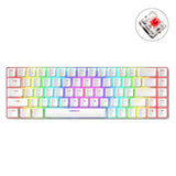 Teclado mecánico para juegos ZIYOU LANG T8 - Diseño luminoso RGB de 68 teclas