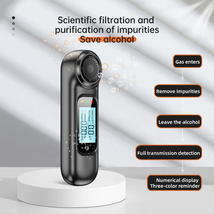 AM01  USB Rechageable Alcohol Tester Handheld Digital Alcohol Breath Tester, AM01