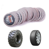 Parche reparador de neumáticos Nirichie - Película de parche frío para reparación de neumáticos de automóvil, redonda, de 60 mm