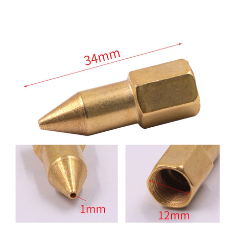 50 PCS Butter Machine Head Copper Universal Steel Tip Pneumatic Oil Grease Nipple - LYDARZ