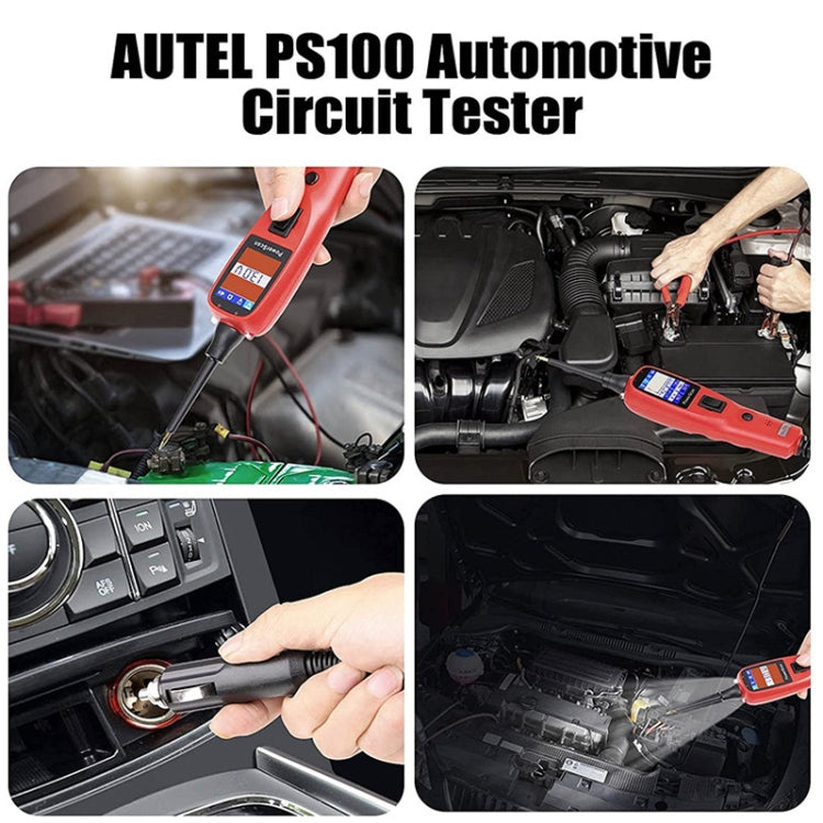 Probador de circuitos automotrices AUTEL PS100 Herramienta de diagnóstico de sistemas automotrices, Probador de circuitos automotrices