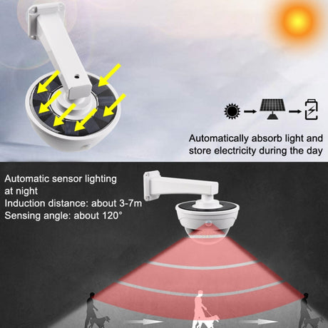 Solar Simulation Camera Monitoring Light Human Body Induction Wall Light - LYDARZ