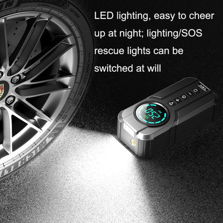 YX1819 Car Wired Portable Air Pump Electric Vehicle Tire High Power Inflator - LYDARZ