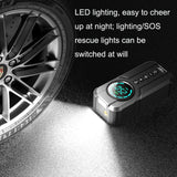 Bomba de aire portátil para coche YX1819: inflador con cable de alta potencia para neumáticos de vehículos eléctricos