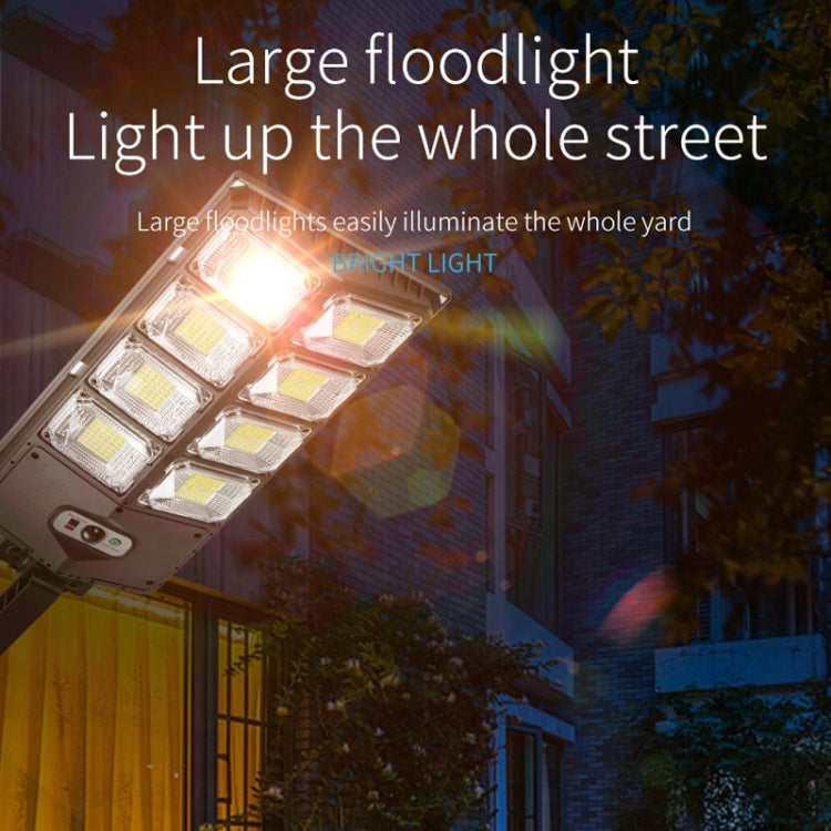 E-SMARTER LED Strong Light Dual Row Road Light Solar Garden Sensor Light, Style:, W789A-4, W789B-4