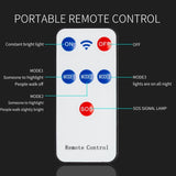E-SMARTER LED Strong Light Dual Row Solar Garden Sensor Light