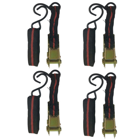 4PCS 15 Inch Tensioner Ratchet Strap Car Ratchet Thread Tensioner - LYDARZ