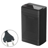 Office Household Mute Desktop Shaking Head Electric Heaters, Spec:, Knob (EU Plug), Screen (EU Plug), Knob (UK Plug), Screen (UK Plug)