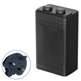 Office Household Mute Desktop Shaking Head Electric Heaters, Spec:, Knob (EU Plug), Screen (EU Plug), Knob (UK Plug), Screen (UK Plug)