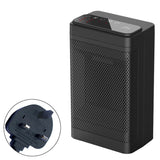 Office Household Mute Desktop Shaking Head Electric Heaters, Spec:, Knob (EU Plug), Screen (EU Plug), Knob (UK Plug), Screen (UK Plug)