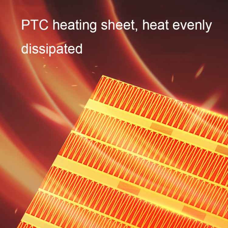 XH-1201 Winter Desktop Small Heater Quiet Fast Heat PTC Electric Heater, US Plug, White, Green, Blue