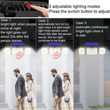 Solar Sensor Garden Light - Waterproof LED Outdoor Human Body Detection Garden Light