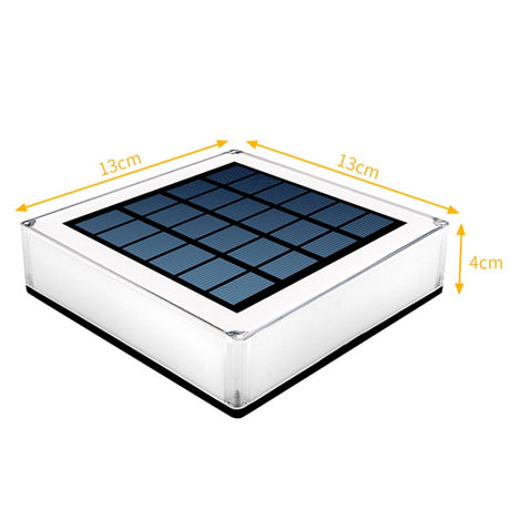 TS-S5306 Outdoor Solar Column Head Lamp IP68 Waterproof Lawn Yard Light - LYDARZ