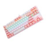 BAJEAL K100 87 Keys Green Shaft Wired Mechanical Keyboard