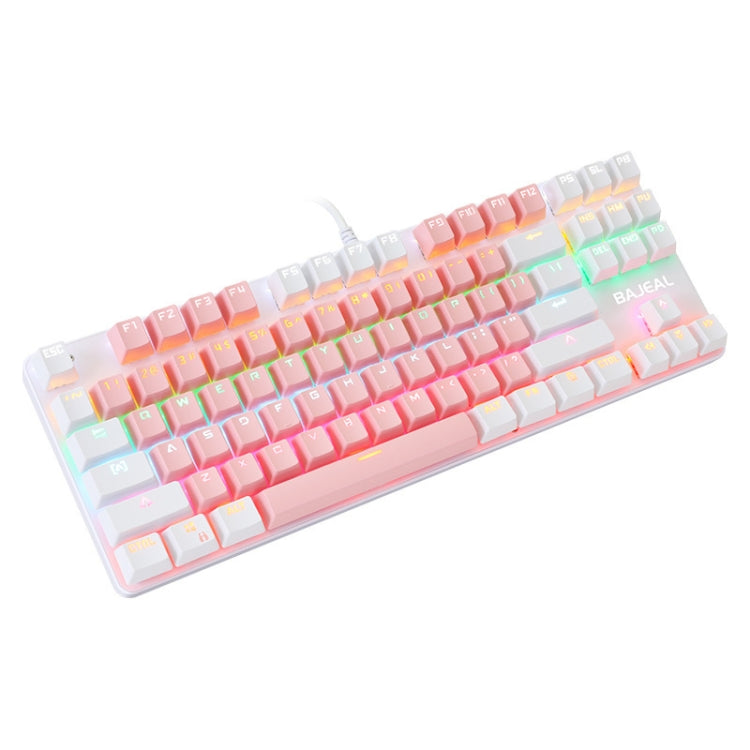 BAJEAL K100 87 Keys Green Shaft Wired Mechanical Keyboard