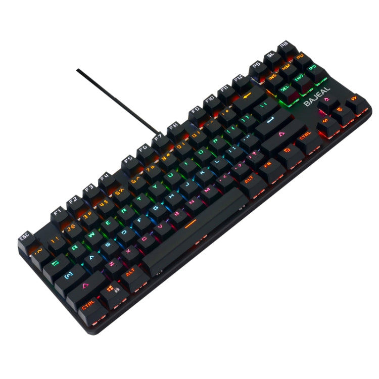 BAJEAL K100 87 Keys Green Shaft Wired Mechanical Keyboard