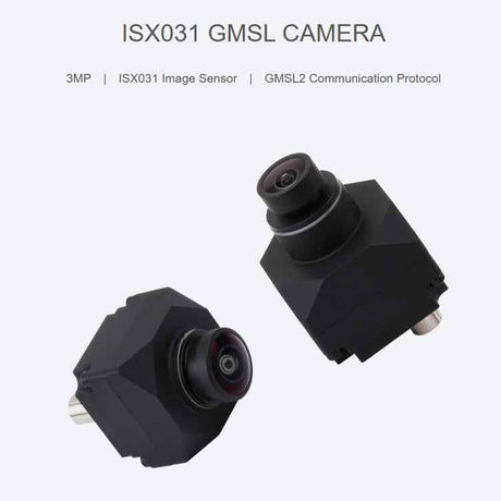 3MP ISX031 GMSL Camera Automotive Image Sensor with Global Shutter for Vehicle DVR/ADAS/Surveillance, Waveshare  H100, Waveshare H190