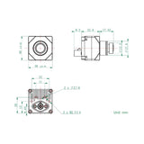 3MP ISX031 GMSL Camera Automotive Image Sensor with Global Shutter for Vehicle DVR/ADAS/Surveillance, Waveshare  H100, Waveshare H190