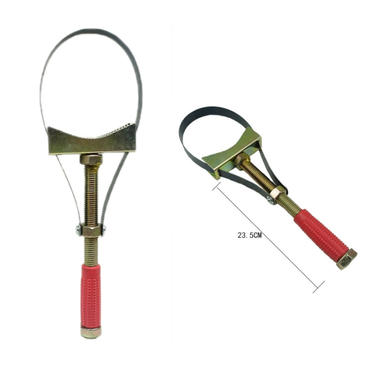Llave para filtro de aceite con correa de acero ajustable para extraer aceite sin esfuerzo - Llave para filtro de aceite ajustable
