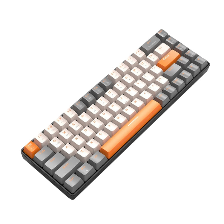 ZIYOU LANG K68 Mechanical Keyboard - 68 Keys Bluetooth Wireless Dual Model Ergonomic Design