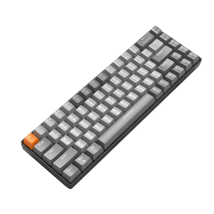 ZIYOU LANG K68 Mechanical Keyboard - 68 Keys Bluetooth Wireless Dual Model Ergonomic Design