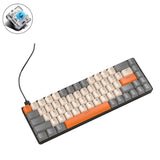 Teclado para juegos ZIYOU LANG T8: 68 teclas RGB mecánicas con longitud de cable óptima