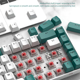 Teclado mecánico para juegos ZIYOU LANG T8 de 68 teclas RGB, longitud del cable
