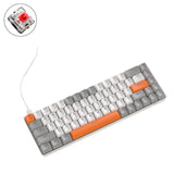 ZIYOU LANG T8 68 Keys RGB Gaming Mechanical Keyboard, Cable Length