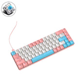 ZIYOU LANG T8 68 Keys RGB Gaming Mechanical Keyboard, Cable Length