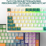 ZIYOU LANG  K3 100 Keys Game Glowing Wired Mechanical Keyboard