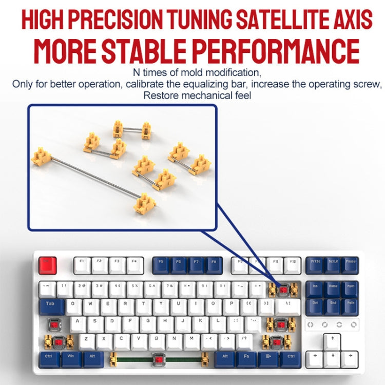 ZIYOU LANG K87 87-Keys Hot-Swappable Wired Mechanical Keyboard