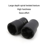 Car Tire Removal Socket Wrench Set - 4 in 1 Non-slip Damaged Nut Removal Tool