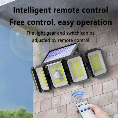 Outdoor Garden Solar Human Body Sensor Wall Light, TY10704 - LYDARZ