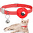 For AirTag Tracker Silicone Case Reflective Pet Cat Collar With Bell - LYDARZ