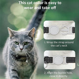 For AirTag Tracker Silicone Case Reflective Pet Cat Collar With Bell - LYDARZ