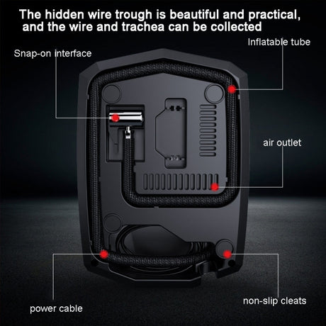 SUITU  ST-5002 DC 12V Car Air Compressor Tire Inflator 150 PSI Auto Air Pump - LYDARZ