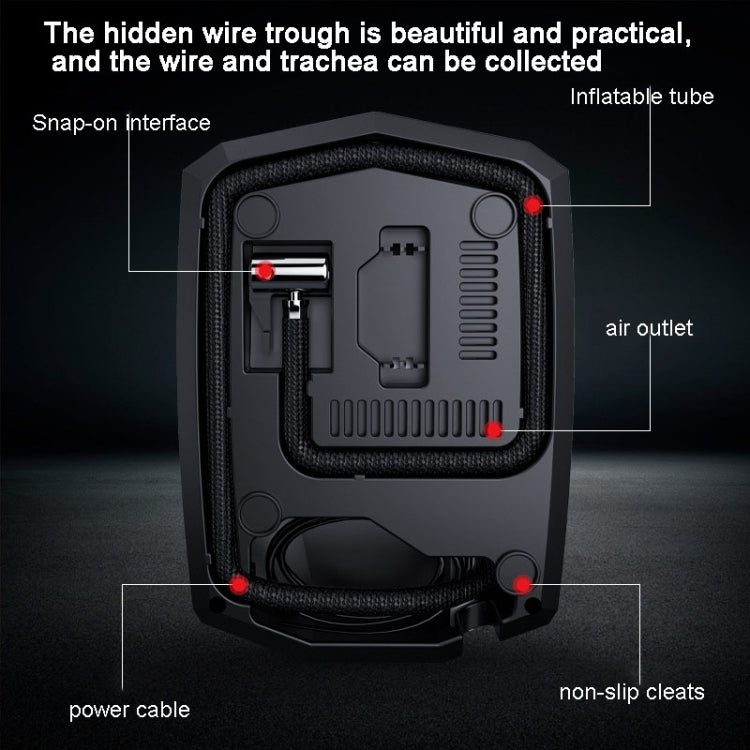 SUITU  ST-5002 DC 12V Car Air Compressor Tire Inflator 150 PSI Auto Air Pump