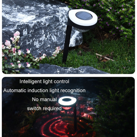 Outdoor Solar LED Dual Light Source Ground Plug Light, JG04801 Color Light - LYDARZ